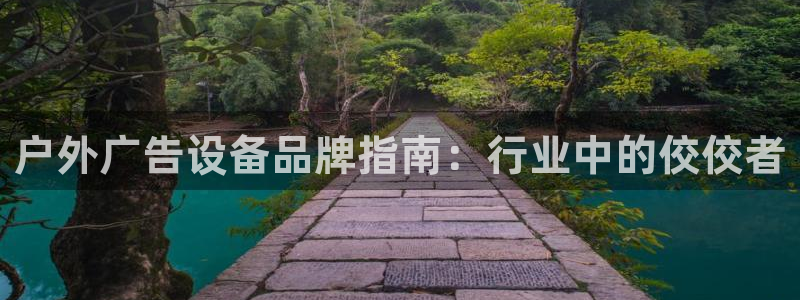 杏宇平台代理怎么样赚钱：户外广告设备品牌指南：行业中的佼佼者