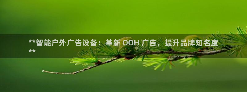 杏宇平台代理怎么样可靠吗：**智能户外广告设备：革新 OOH 广告，提升品牌知名度
**