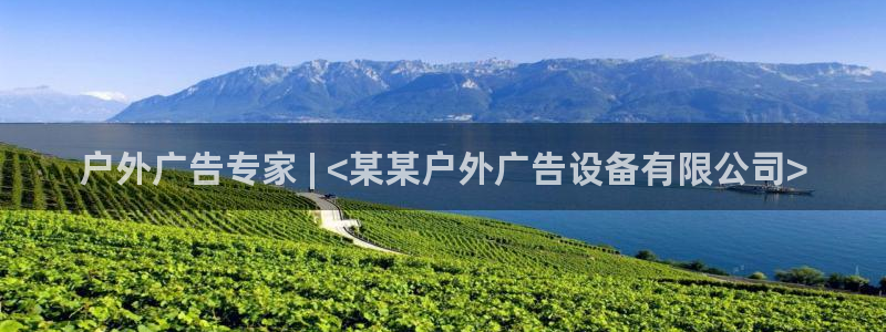 杏宇平台代理怎么样啊：户外广告专家 | <某某户外广告设备有限公司>