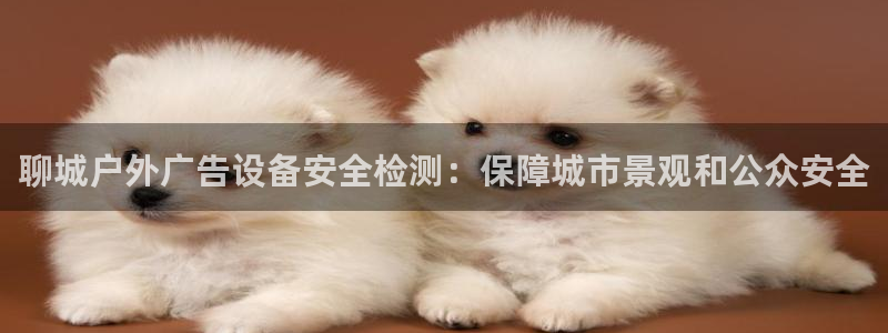杏宇平台登录步骤：聊城户外广告设备安全检测：保障城市景观和公众安全