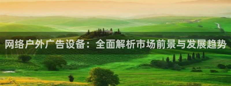 杏宇官方平台官网下载：网络户外广告设备：全面解析市场前景与发展趋势