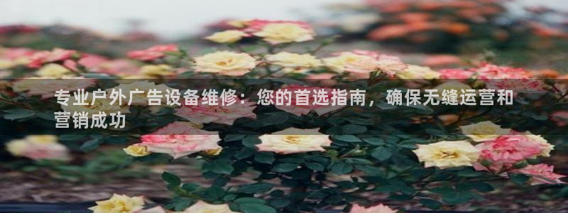 杏宇平台怎么样赚钱：专业户外广告设备维修：您的首选指南，确保无缝运营和
营销成功