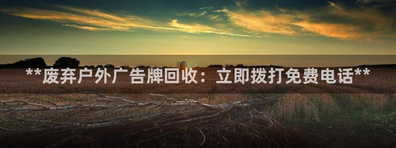杏宇平台好吗：**废弃户外广告牌回收：立即拨打免费电话**